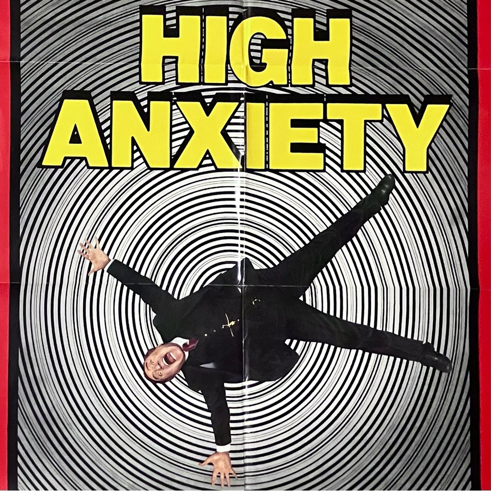 HIGH ANXIETY Original 1977 Poster / Mel Brooks Comedy / Some Defects / Colorful - Picture 3 of 11